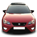 Mirror Cover For Seat Leon MK 3 5F FR 2012 - 2019 Accessory Bright Black BAT MODEL