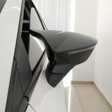 Mirror Cover For Seat Ibıza MK5 2017 Accessory Bright Black BAT MODEL