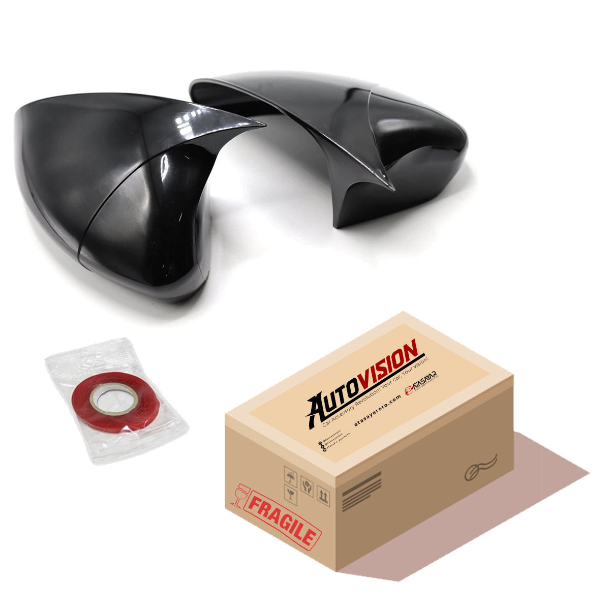 LORO Right Side Mirror Cover For Chevrolet Cruze Saloon – OEM Fit 95215431