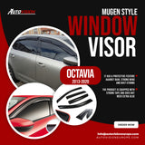 AutoVision Window Visor for Skoda Octavia 2013-2020 Window Wind Deflector Rain Guard Visor Awnings Accessories