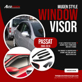 AutoVision Window Visor for VW Passat 2005-2010 Window Wind Deflector Rain Guard Visor Awnings Accessories