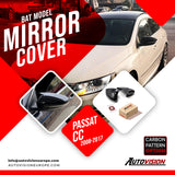 Mirror Cover For VW Passat CC 2008-2017 Accessory Bright Black BAT MODEL